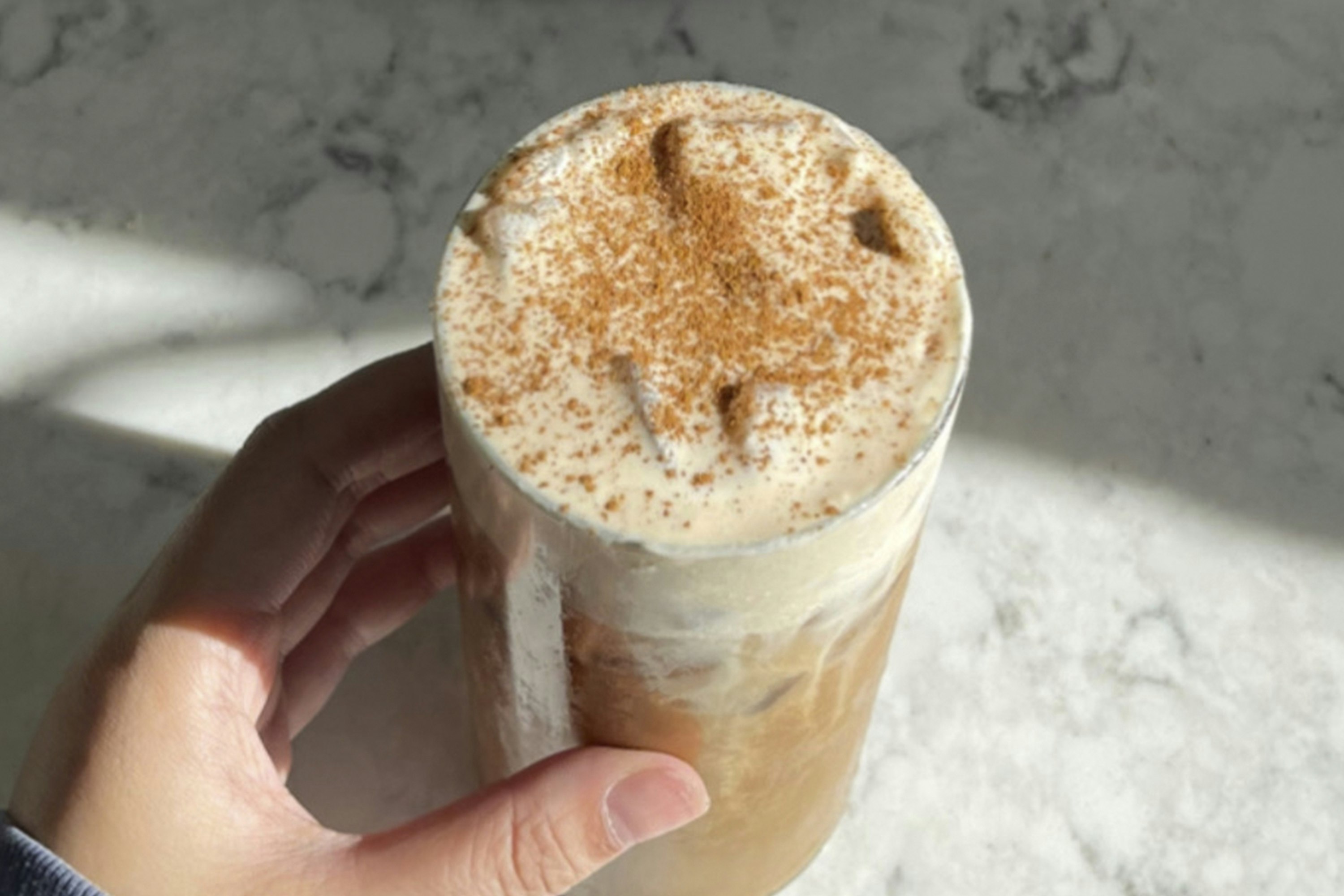 Peanut Butter Cold Foam Iced Coffee